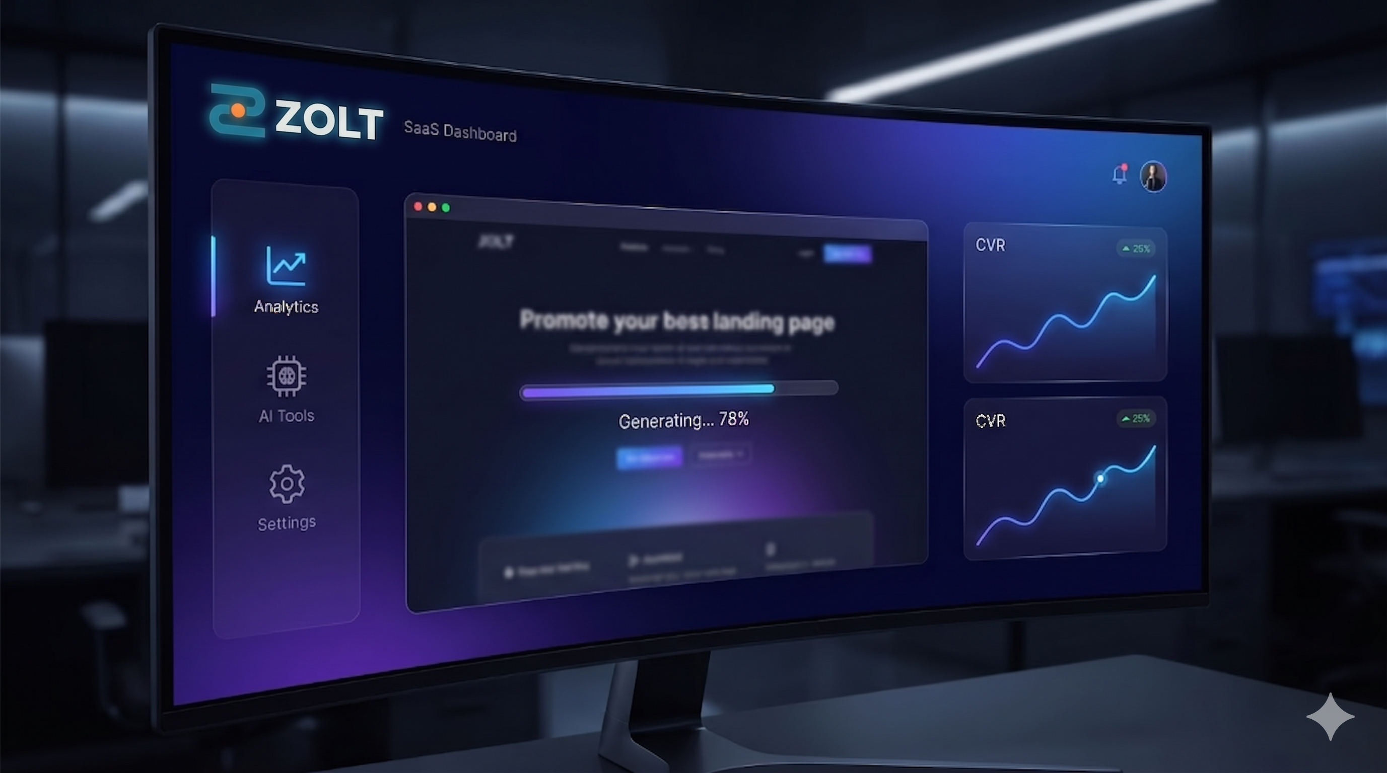 ZOLT Dashboard UI